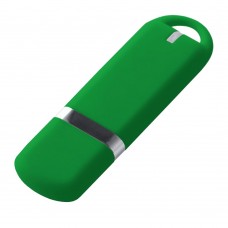 Флешка 187 Soft Touch Green
