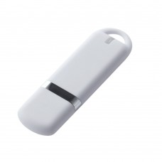Флешка 187 Soft Touch White