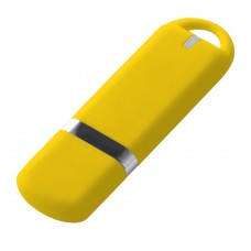 Флешка 187 Soft Touch Yellow